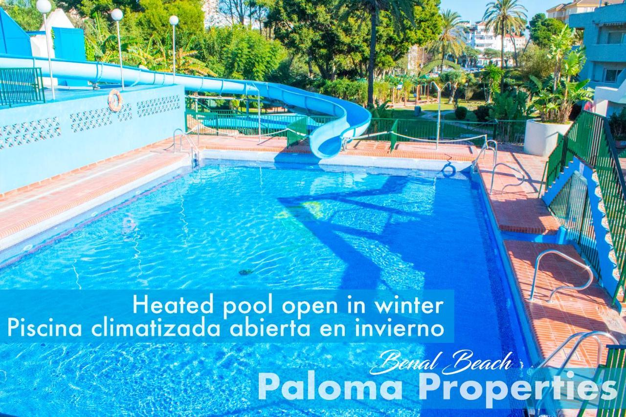 Benal Beach Suite, Parque Acuatico Y Vistas Al Mar Benalmádena Exterior foto